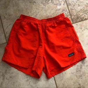 SOLD Patagonia Blood Orange Baggies